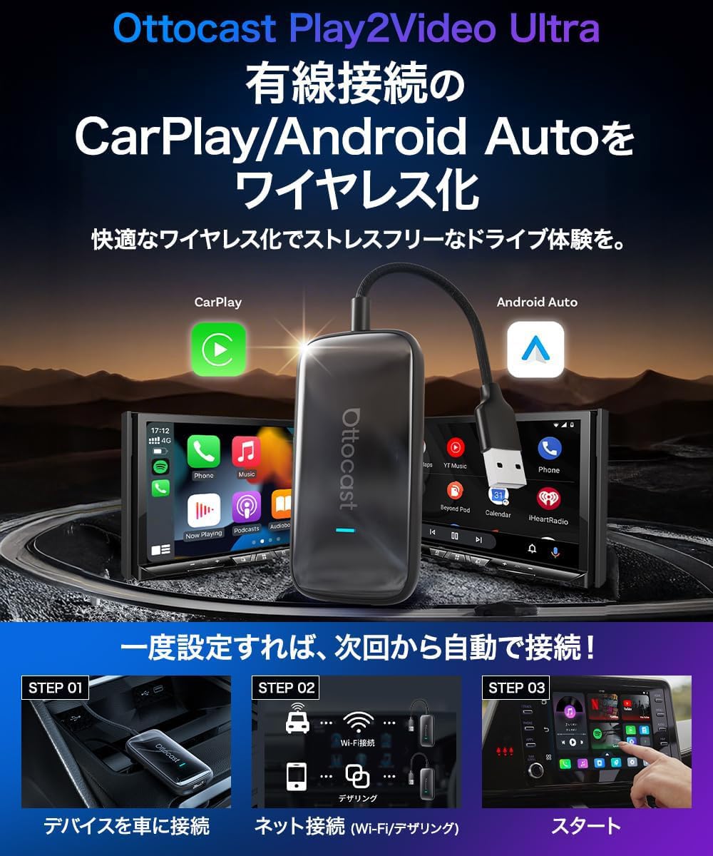 Amazon.co.jp: 【正規モデル】OTTOCAST オットキャスト Play2Video